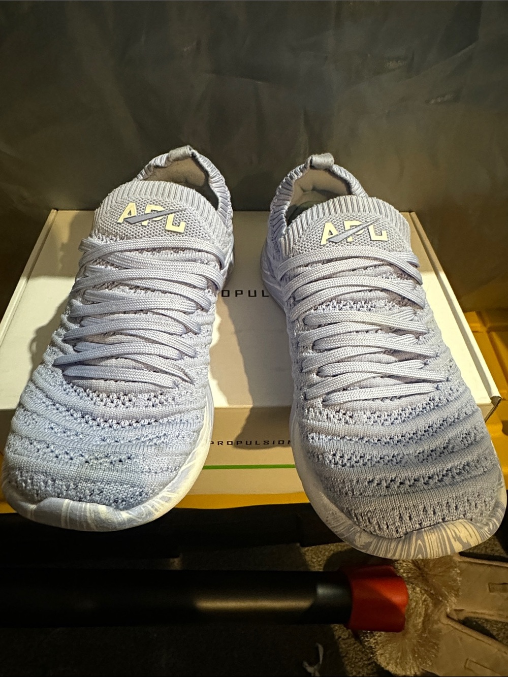 APL TechLoom Knit Sneakers in Pale Lavender